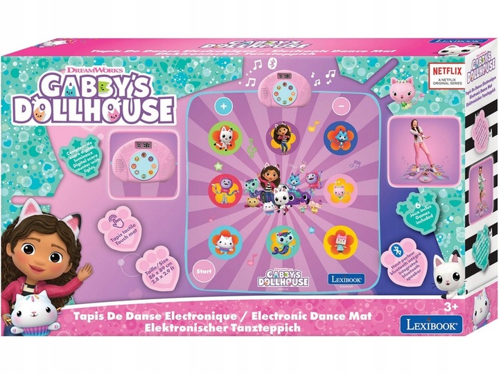 Zabawka interaktywna LEXIBOOK Koci Domek Gabi Mata do tańca DM10GDH