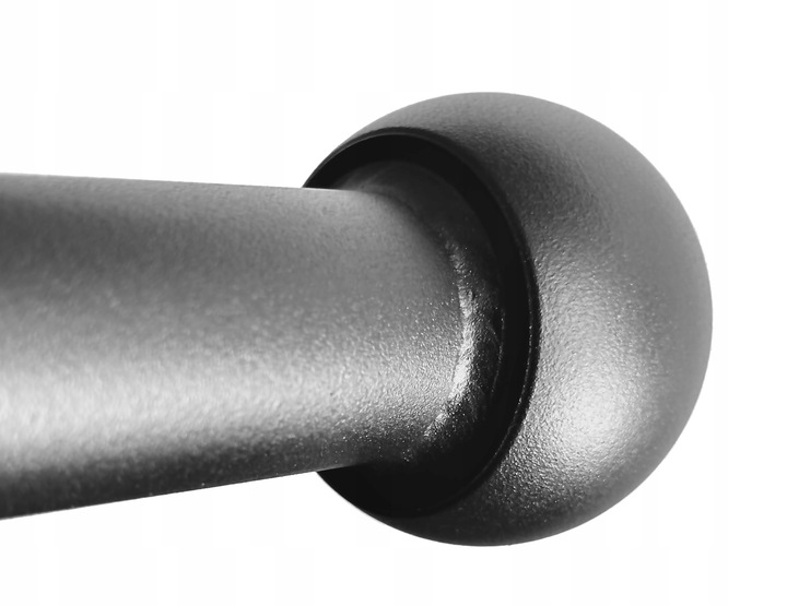 Wieszak do platform rowerowych ścienny kula PEŁNA, toczona CNC