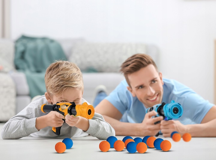 ROBOT GRA STRZELANIE DO CELU PISTOLET LICZNIK LCD TARCZA DO STRZELANIA