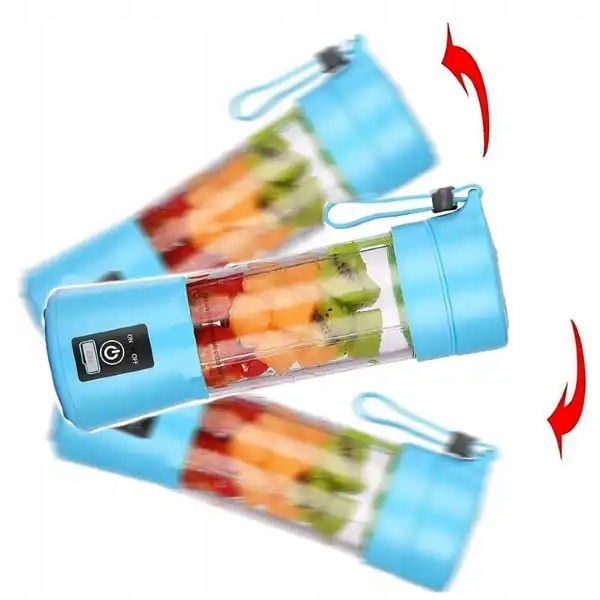 BLENDER MIKSER TURYSTYCZNY BEZPRZEWODOWY USB AKUMULATOR 380ML