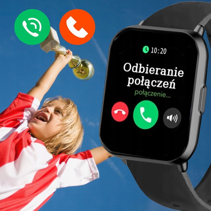 Zegarek dziecięcy SMARTWATCH Rubicon PREZENT DLA CHŁOPCA Rozmowy GRY