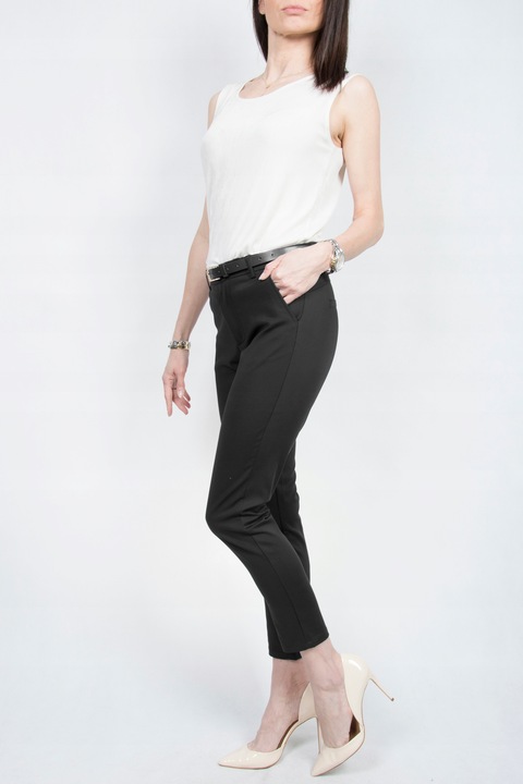 #CL ELEGANCKIE SPODNIE CYGARETKI Push-up roz.46