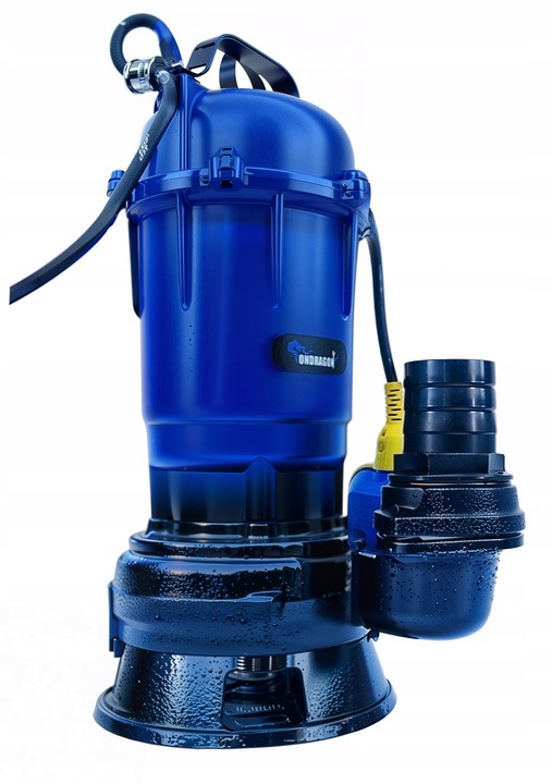 POMPA DO WODY BRUDNEJ SZAMBA Z ROZDRABNIACZ-EM 3850W ZATAPIALNA PŁYWAK-IEM