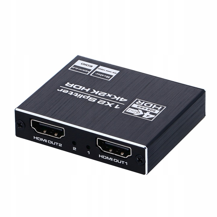 SPLITTER HDMI 2.0 1x2 ROZDZIELACZ ULTRAHD HDCP 2.2 4K/60HZ - 2 TELEWIZORY