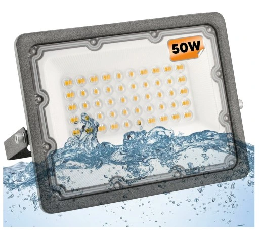 2x Halogen LED Naświetlacz Reflektor 50W IP65 PREMIUM + Statyw Budowlany