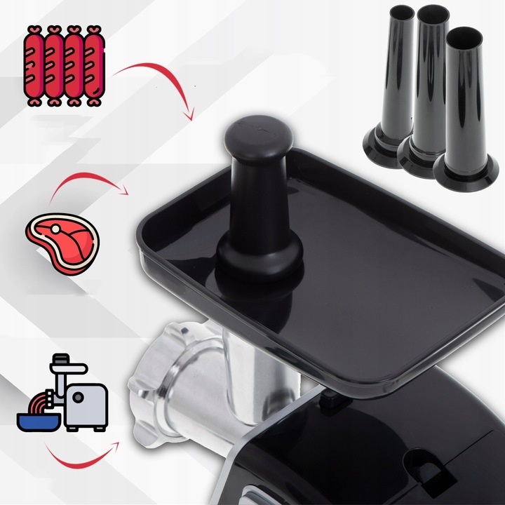 PROFESJONALNA MASZYNKA PREMIUM DO MIELENIA MIĘSA KIEŁBASY PRO ZESTAW XXXXL