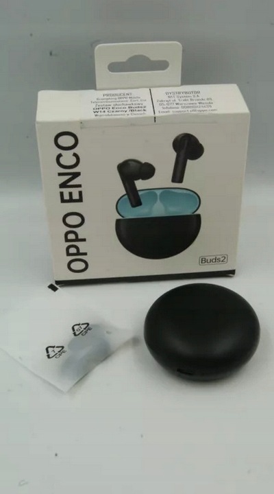 CZARNE SŁUCHAWKI DOKANAŁOWE OPPO Enco Buds 2 Bluetooth Redukcja szumów