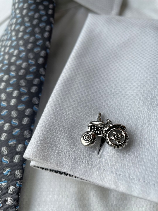 Srebrne spinki do mankietów Paragrafy dla Prawnika Sędziego Adwokata +Etui