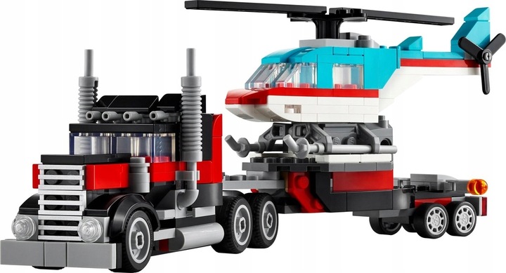 LEGO CREATOR 3w1CIĘŻARÓWKA SAMOCHÓD WYŚCIGÓWKA AUTO SAMOLOT HELIKOPTER