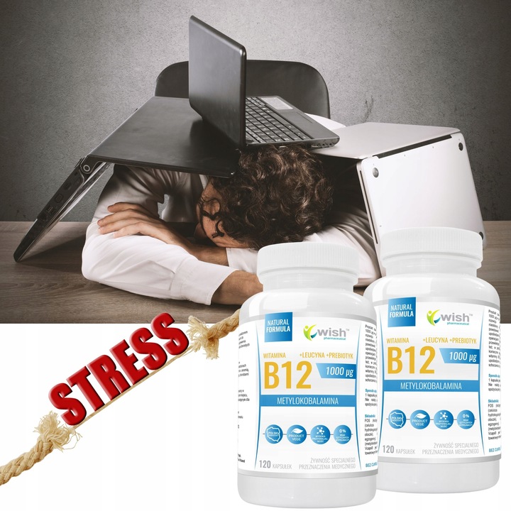 WITAMINA B12 1000µg METYLOKOBOLAMINA 240KAP WEGAN