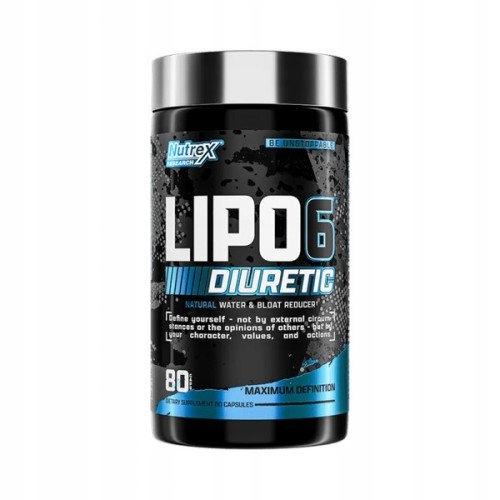Lipo-6 Diuretic Nutrex 80 kapsułek - diuretyk na redukcję wody, sylwetka