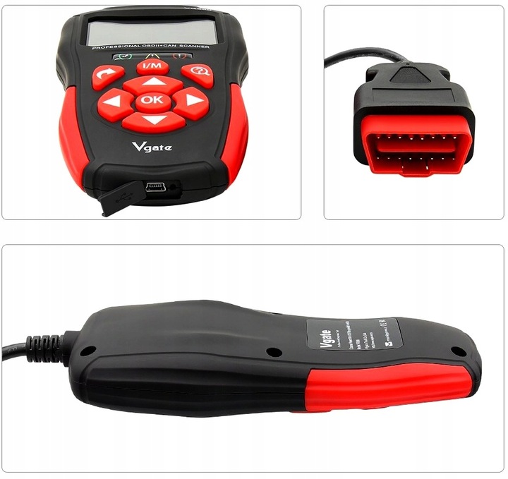 TESTER SKANER DIAGNOSTYCZNY OBD2 INTERFEJS Polski Vgate VR800