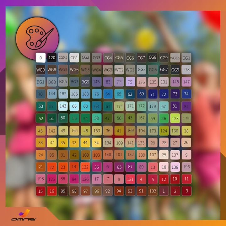 Markery alkoholowe flamastry mazaki pisaki dwustronne touch podstawka 168