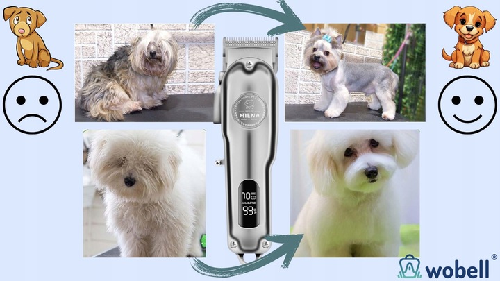 Maszynka do strzyżenia zwierząt dla psa kota golarka cicha profesjonalna