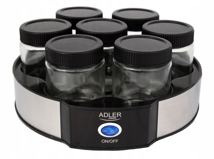 JOGURTOWNICA DOMOWY JOGURT 1,4L 7 SŁOICZKÓW 200ML