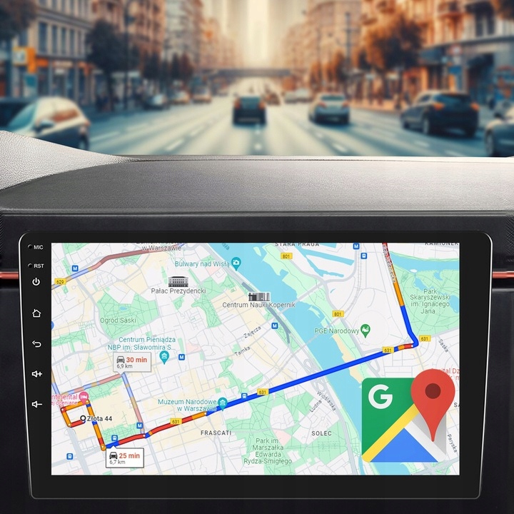 RADIO SAMOCHODOWE 2 DIN ANDROID AUTO CARPLAY 6GB RAM WIFI GPS RDS DSP FM 9"