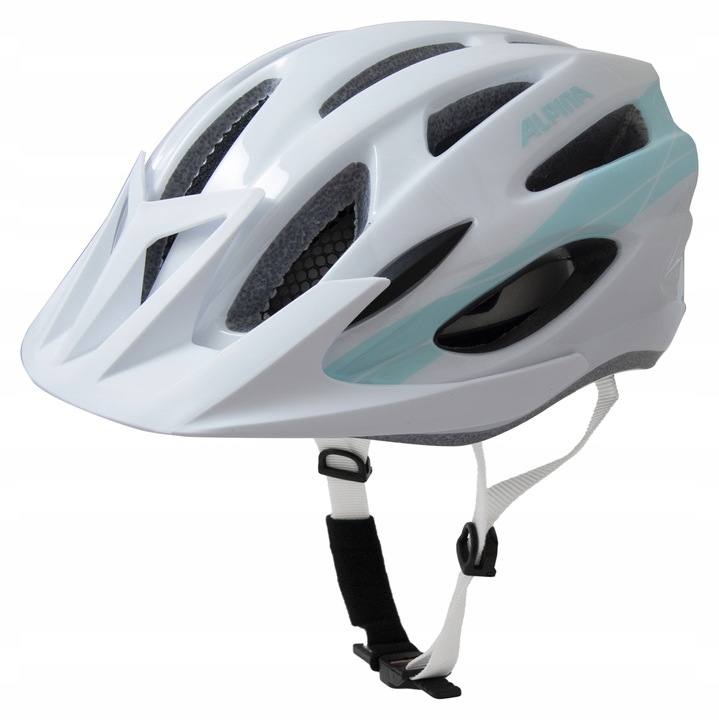 ALPINA KASK MTB17 WHITE-LIGHTBLUE 54-58