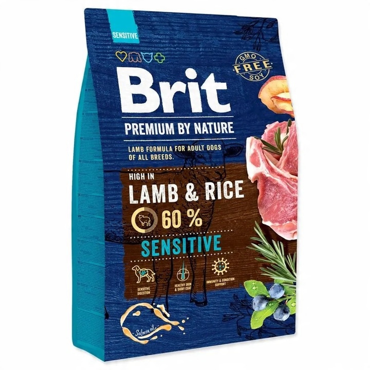 BRIT Premium By Nature Sensitive Lamb 3kg