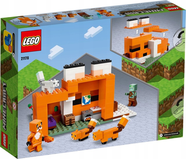 LEGO Minecraft Siedlisko lisów 21178