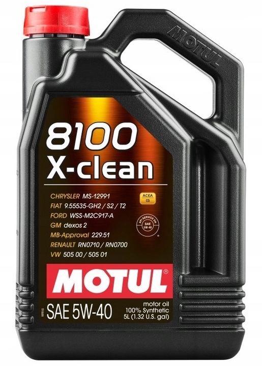 Motul 8100 X-clean 5W40 5L