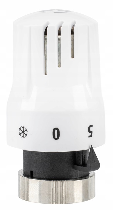 ZESTAW TERMOSTATYCZNY PROSTY ZAWORY FI 1/2" GŁOWICA TERMOSTATYCZNA KOMPLET