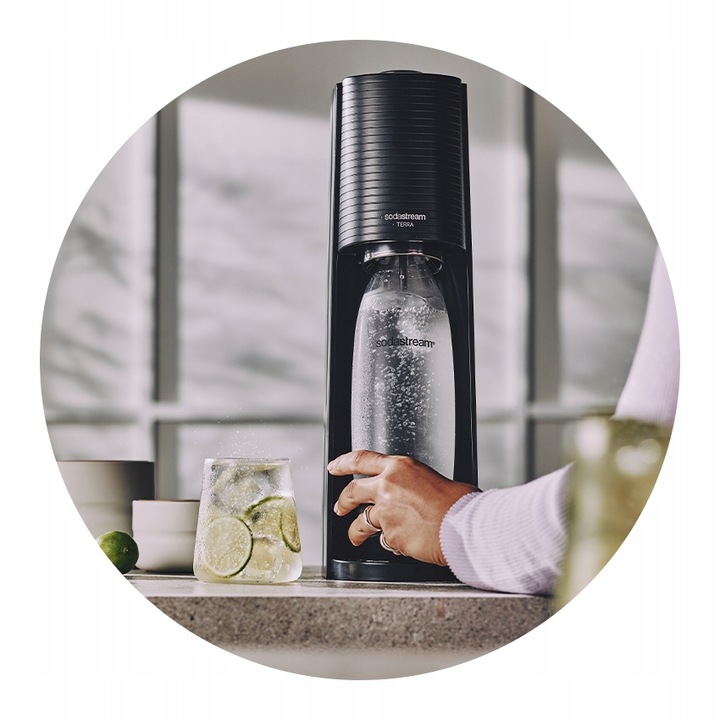 Saturator SodaStream Terra czarny 1 butelka