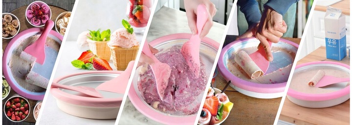 Maszyna Do Lodów Tajskich 6 Foremek 2 Szpachelki Pomysł na Prezent