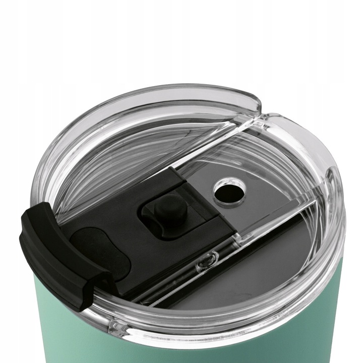 KUBEK TERMICZNY ze słomką PRÓŻNIOWY ZIELONY DUŻY Konighoffer Davos 1200 ml