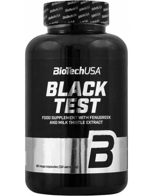 Bio Tech Black Test 90 caps BIOTECH BOOSTER TESTOSTERON ZMA LIBIDO SIŁA