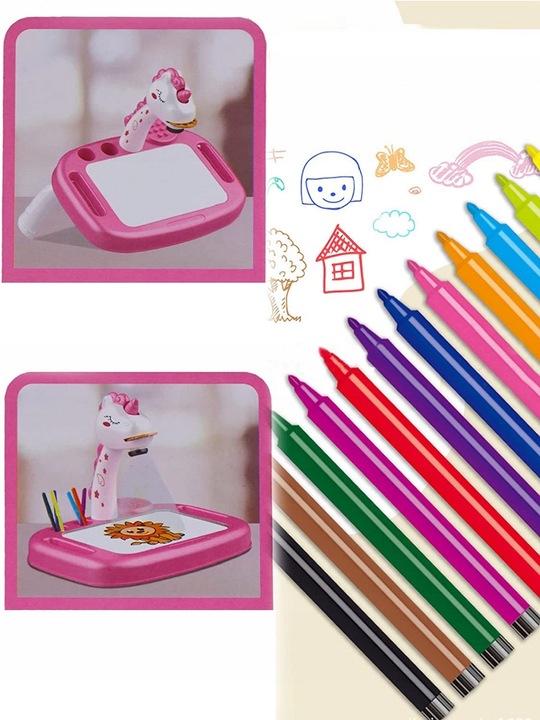 Projektor Rzutnik do Rysowania Stolik Tablica Mazaki