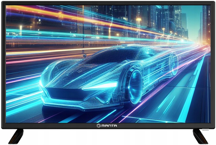 Telewizor 24 cale TV przenośny HD LED tuner dekoder DVBT2 USB +UCHWYT MANTA