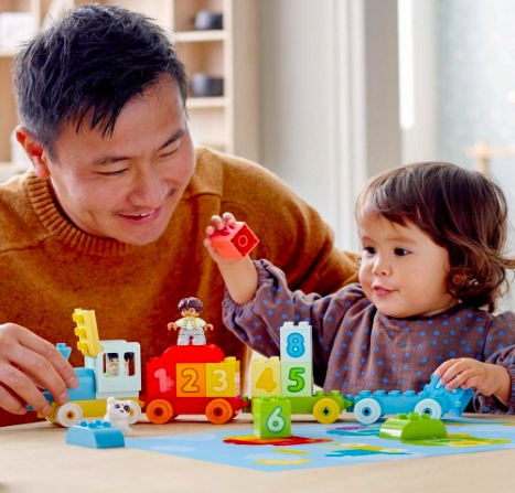 LEGO Duplo 10954 Pociąg z cyferkami + Torba Lego Prezent