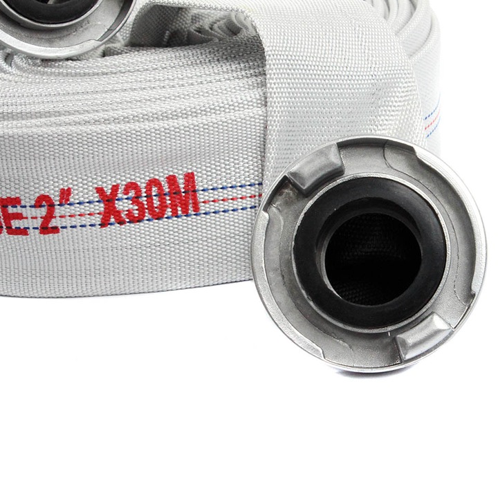 WĄŻ STRAŻACKI DO SZAMBA BRUDNEJ WODY 2 cale 52mm 30m SZYBKOZŁĄCZA DO POMPY