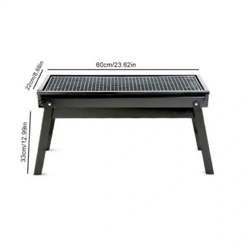 Grill węglowy BBQ 60 x 22 cm