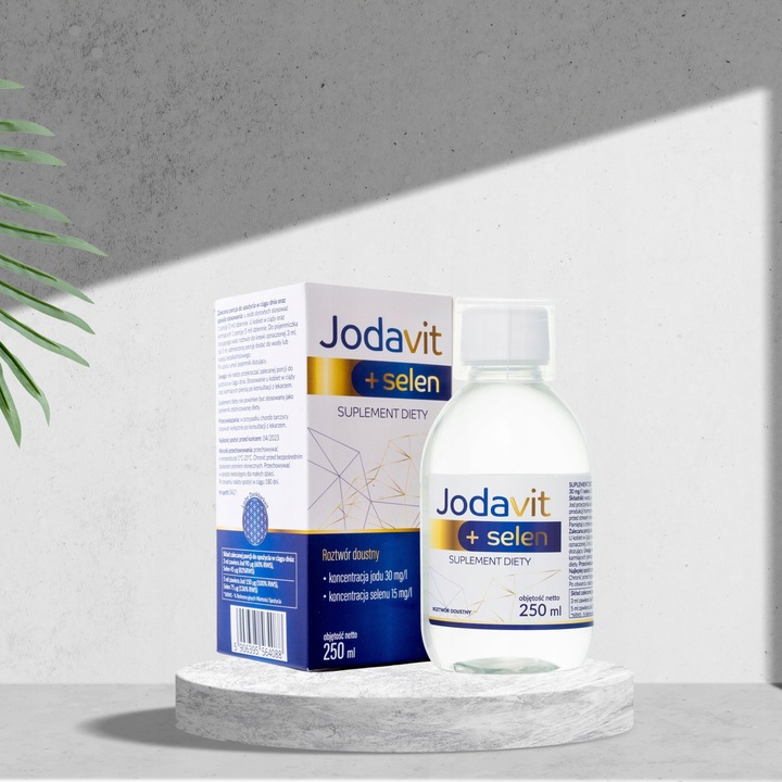 JOD + selen JODAVIT 250 ml Jodavita PŁYN na tarczycę jodek potasu tarczyca