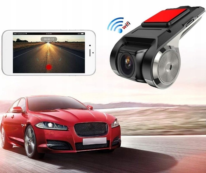 WIDEO REJESTRATOR JAZDY KAMERA SAMOCHODOWA ANDROID ANYTEK DVR HD 1080P ADAS