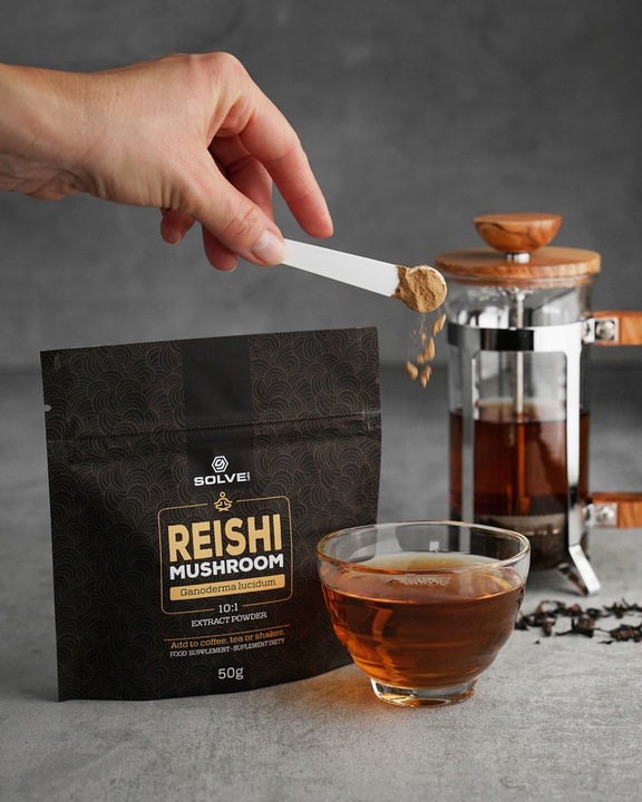 Reishi Ganoderma lucidum 50G SOLVE LABS Ekstrakt