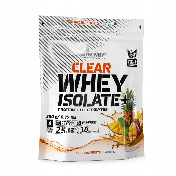 OLIMP CLEAR WHEY ISOLATE 350 g IZOLAT BIAŁKO ELEKTROLITY