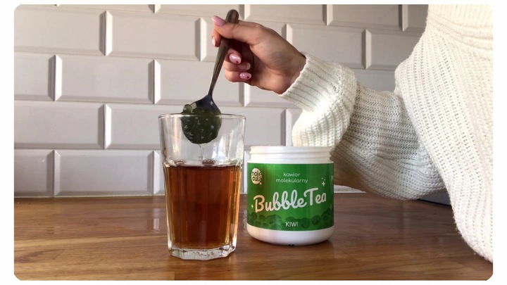 Molecula - KULKI do BUBBLE TEA - 2kg - MOLEKULARNY KAWIOR - TRUSKAWKA