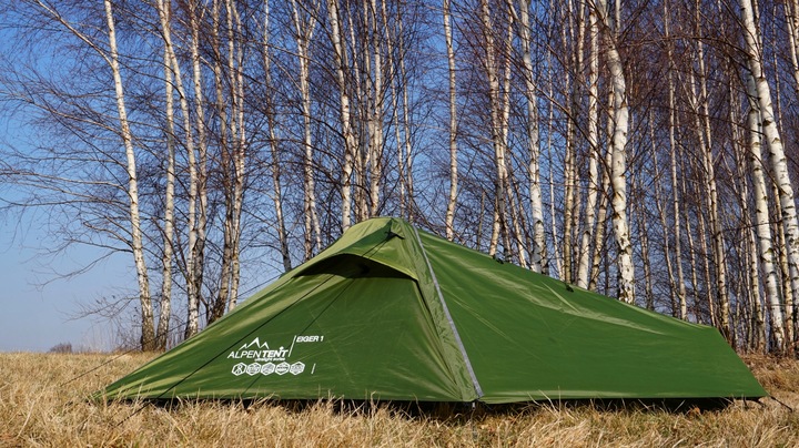 Namiot Jednoosobowy AlpenTent EIGER 1 Lekki 1,5 kg