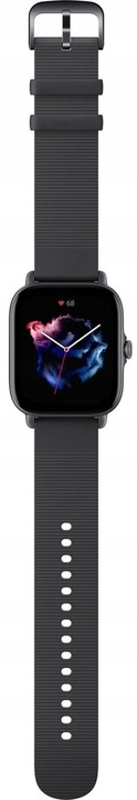 Czarny Smartwatch AMAZFIT GTS 3