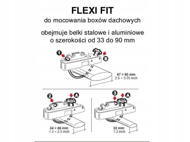 BOX DACHOWY INTER PACK STELLA 480 KEVLAR CZARNY FLEXI FIT do każdej belki