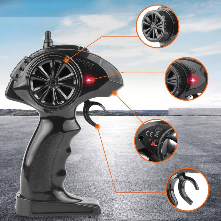 ZDALNIE STEROWANY SAMOCHÓD AUTO RC 4x4 PILOT TERENOWY DUŻY NA PILOTA COIL