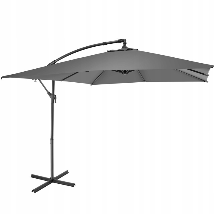 Parasol Apollon z korbą 2,5 x 2,5 m