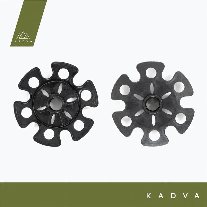 Kije turystyczne KADVA Kibo pomarańczowy 65-135cm SYSTEM QUICK LOCK