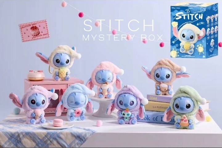 Blind Box Stich Maskotka Niespodzianka Stitch Brelok Pluszowy