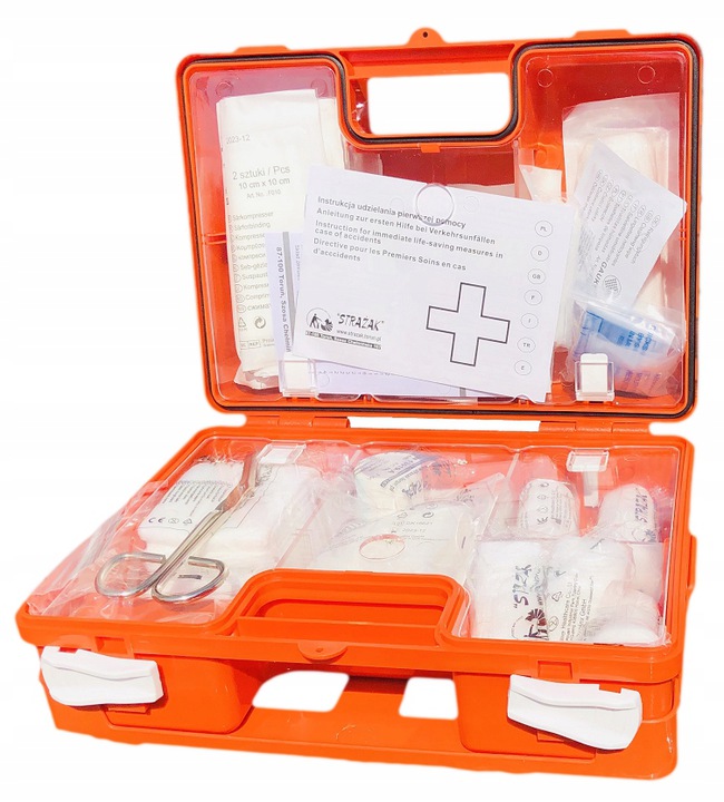 APTECZKA PIERWSZEJ POMOCY ZAKŁADOWA PRZENOŚNA PRZEMYSŁOWA BIUROWA K10