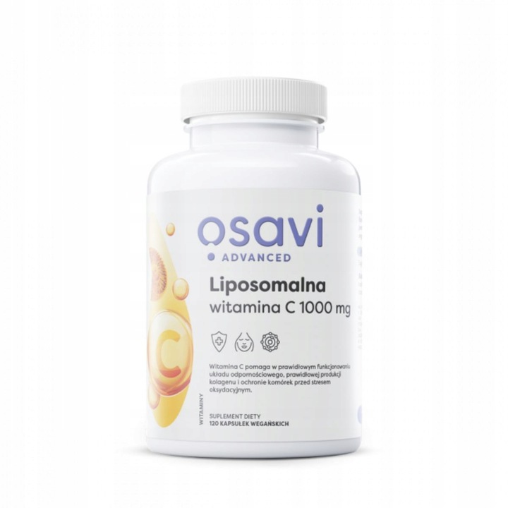 Osavi Liposomalna witamina C 1000 mg 120 kapsułek