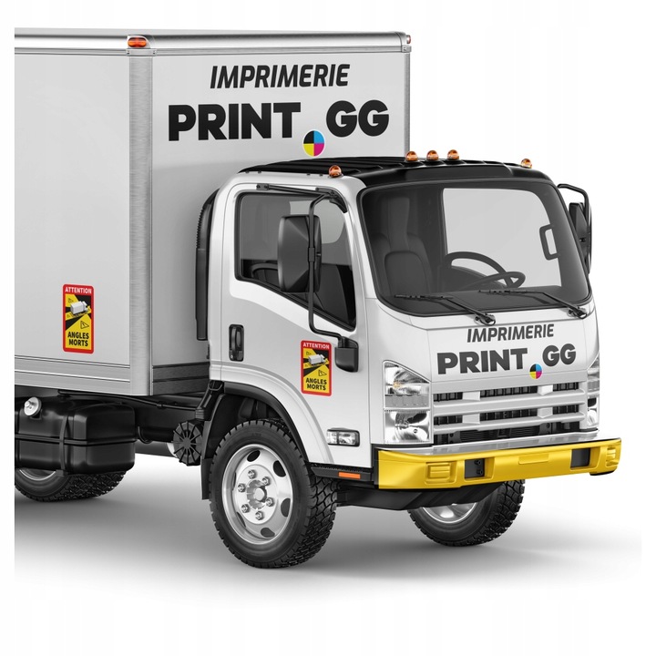 Magnes ANGLES MORTS francja TIR martwe pola 5 szt