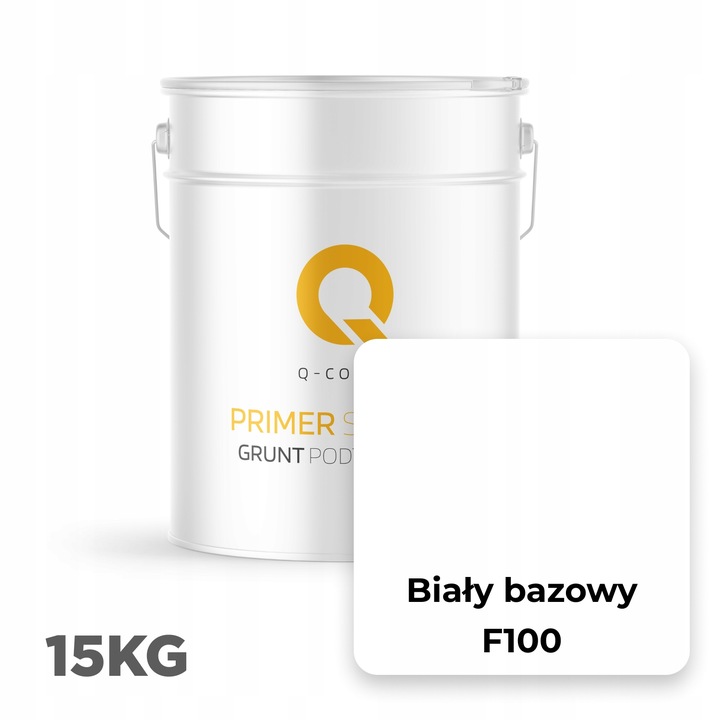GRUNT PODTYNKOWY POD TYNK SILIKONOWY KOLOR BIAŁY BAZOWY F100 BIEL 15KG
